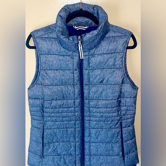 Nautica Blue Quilted Vest - Picture 1 of 8